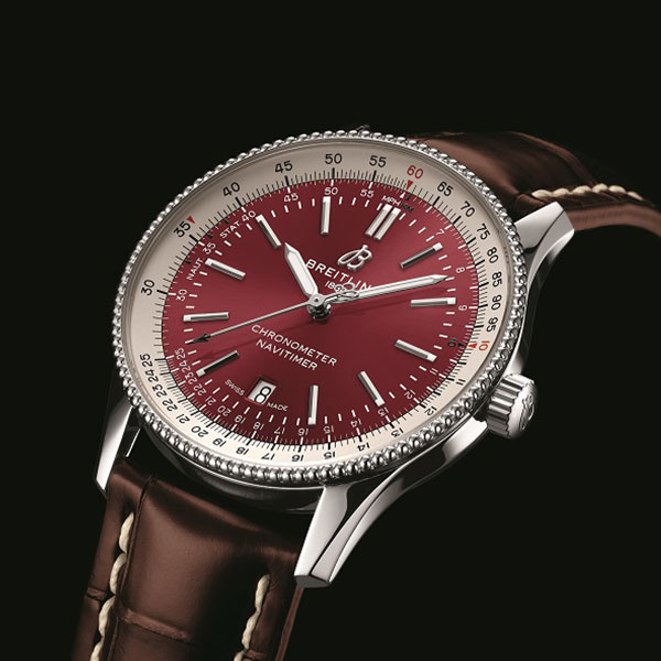 Breitling hotsell red dial